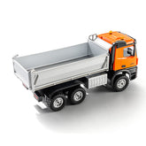 1/14 Scale 14CH Full-Proportional Alloy RC Dump Truck (RTR/Orange)